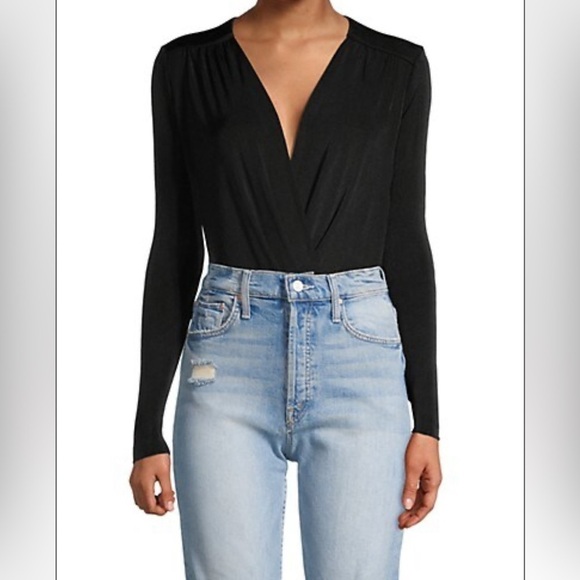 Free People Tops - NWT Free People Turnt Surplice-Neck Bodysuit - Size Small.